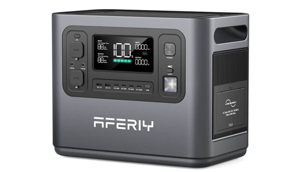 Estación de energía portátil AFERIY P110-D 1200W 960Wh